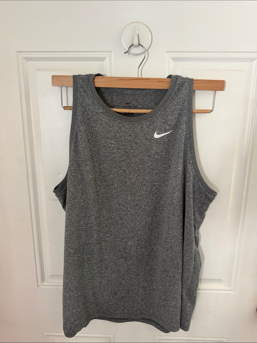 Nike Gray Athletic Dri-FIT Tank Top